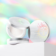 ProtoClinical k-beauty [MARY & MAY] Vegan Niacinamide Panthenol Sun Cushion SPF50+ PA++++ 25g single sun cushion package in a centered square product shot on a white background