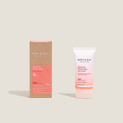 ProtoClinical k-beauty [MARY & MAY] Vegan Primer Glow Sun Cream SPF50+ PA++++ 50ml single sun cream package centered on a white background