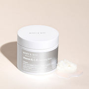 ProtoClinical k-beauty [MARY & MAY] Vitamin B.C.E Cleansing Balm 120g single cleansing balm package centered on a white background.