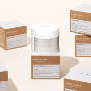 ProtoClinical k-beauty [MARY & MAY] Vitamin B.C.E Cleansing Balm 120g single cleansing balm package centered on a white background.