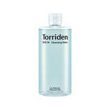 ProtoClinical k-beauty Torriden Dive In Low Molecular Hyaluronic Acid Cleansing Water 400ml displayed in a centered product packshot with visible label details on a clean white background