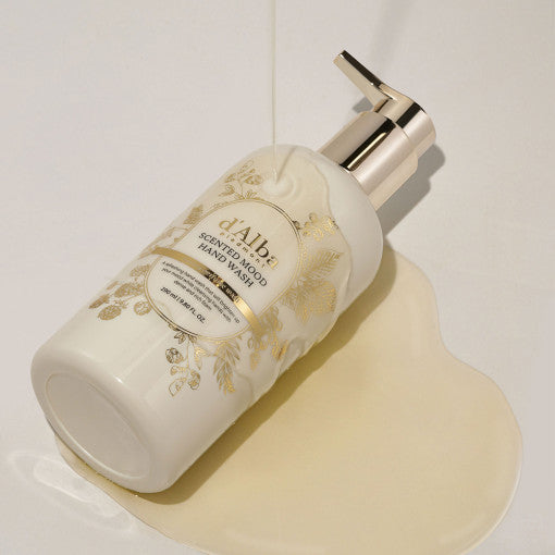 ProtoClinical k-beauty tall beige product silhouette with pale blue side tones on a light background.