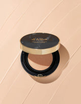 ProtoClinical k-beauty warm beige product graphic with a brown vertical center on a light background.