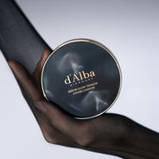 ProtoClinical k-beauty soft gray product silhouette with a dark center on a pale background.