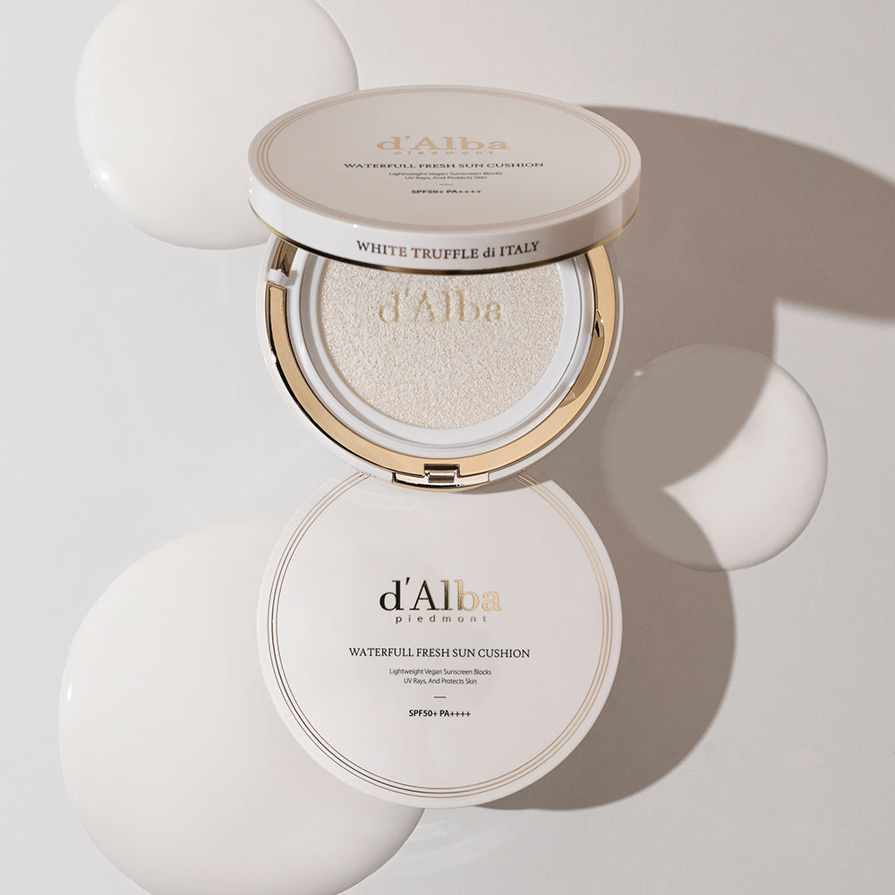 ProtoClinical k-beauty muted olive and beige beauty product packaging on a light background with a pale lavender side band.