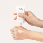 ProtoClinical k-beauty soft peach beauty graphic with a warm beige center on a light background.