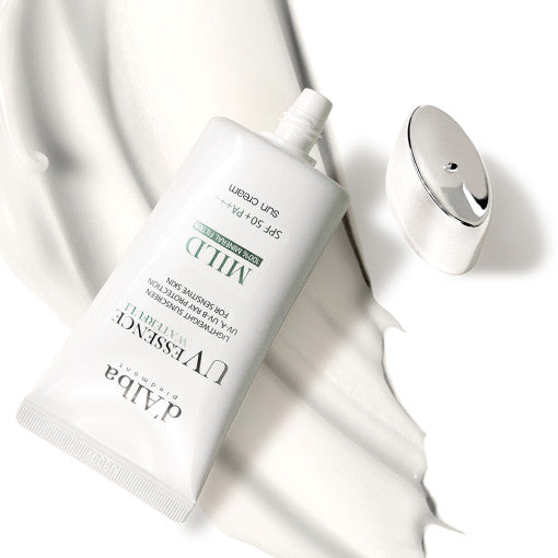 ProtoClinical k-beauty soft gray beauty product silhouette with a bright vertical center on a pale background.