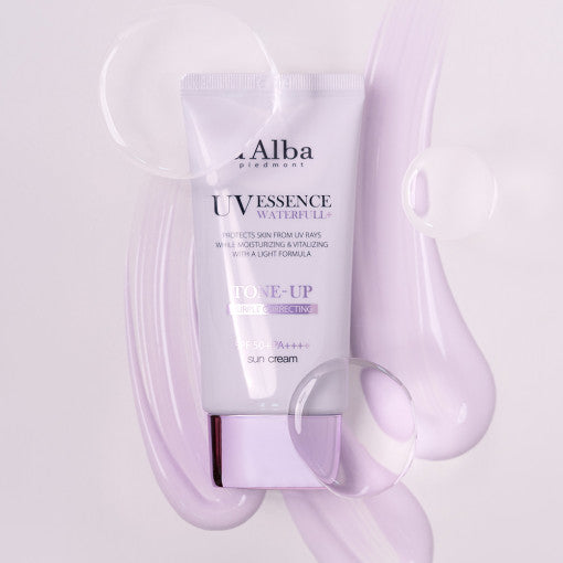 ProtoClinical k-beauty soft lavender beauty graphic on a pale lilac square background.