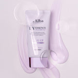ProtoClinical k-beauty soft lavender beauty graphic on a pale lilac square background.