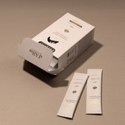 ProtoClinical k-beauty d'Alba Waterfull Vegan Sleeping Pack 4ml X 24ea shown in a square product detail graphic with golden yellow, orange, and violet panels