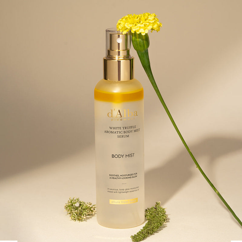ProtoClinical k-beauty muted olive and taupe beauty product packaging with cream and soft rose tones on a light background.