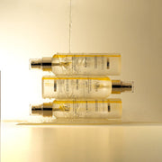 ProtoClinical k-beauty warm beige beauty product packaging with a dark vertical center on a light background.