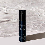 ProtoClinical k-beauty dark bottle silhouette centered between pale vertical side panels on a white background.