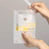 ProtoClinical k-beauty d'Alba White Truffle Double Mask Pack [Nutritive/Hydrating] 32.5g X 20ea shown in a square graphic with purple, peach, green, and gray product-detail panels