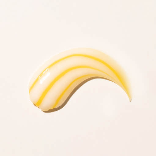 ProtoClinical k-beauty soft yellow beauty graphic on a pale cream square background.
