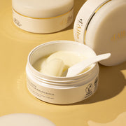 ProtoClinical k-beauty d'Alba White Truffle Intensive The Real Eye Patch 90g (68ea) shown in a square layout with green, tan, and cream product-detail blocks