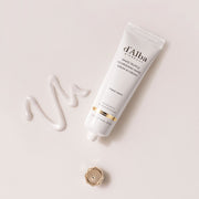 ProtoClinical k-beauty d'Alba White Truffle Nourishing Hand Serum In Cream 30ml shown in a square product layout with pale green, cream, and gray packaging tones