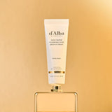 ProtoClinical k-beauty d'Alba White Truffle Nourishing Hand Serum In Cream 30ml shown in a square product graphic with pink, green, gray, and light background blocks