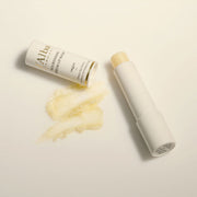 ProtoClinical k-beauty d'Alba White Truffle Nourishing Serum Lip Balm 3.6g shown in a square product detail graphic with pink, cream, and muted green color blocks