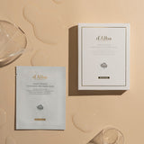 ProtoClinical k-beauty d'Alba White Truffle Nourishing Treatment Mask 25ml X 20ea shown in a square layout with green, cream, and pink product-detail panels