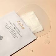 ProtoClinical k-beauty d'Alba White Truffle Nourishing Treatment Mask 25ml X 20ea shown in a square product graphic with warm peach, green, and light beige panels