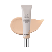 ProtoClinical k-beauty light beige makeup shade swatch on a light background.