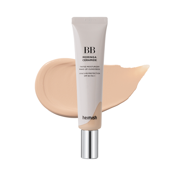 ProtoClinical k-beauty light beige makeup shade swatch on a light background.