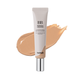 ProtoClinical k-beauty medium beige makeup shade swatch on a light background.