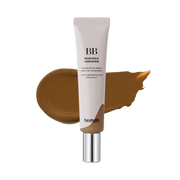 ProtoClinical k-beauty blended taupe and beige makeup shade swatch on a light background.