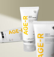ProtoClinical k-beauty medicube AGE-R Vita K Cream 100ml single upright beige cream container centered on a light background
