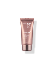 ProtoClinical k-beauty MEDICUBE: Collagen Firming Sun Cream (50ml) single rose-gold tube centered in a square product graphic on a light background