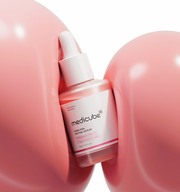 ProtoClinical k-beauty MEDICUBE: PDRN Pink Peptide Serum (30ml) product lineup with multiple serum containers centered on a pale cream background
