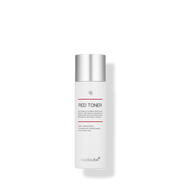 ProtoClinical k-beauty medicube Red Toner 2.0 100ml shown as a single upright pale pink toner bottle centered on a white background.