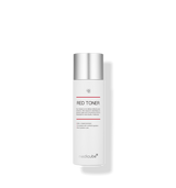 ProtoClinical k-beauty medicube Red Toner 2.0 100ml shown as a single upright pale pink toner bottle centered on a white background.