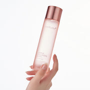 ProtoClinical k-beauty MEDICUBE: Triple Collagen Toner 4.0 (140ml) shown as a single upright peach toner bottle centered on a white background.