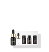 ProtoClinical k-beauty MEDICUBE: Deep Vita C Ampoule 2.0 (Ea) (10g x 3) open round jar with a matching lid above it on a dark charcoal background