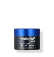 ProtoClinical k-beauty MEDICUBE: Zero Pore One Day Cream (50ml) single blue-gray cream jar centered on a clean white background