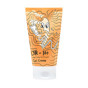 ProtoClinical k-beauty Elizavecca CER-100 Collagen Coating Hair A+ Muscle Curl Cream 120ml single golden upright curl cream tube centered on a pale background