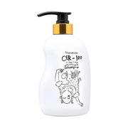 ProtoClinical k-beauty Elizavecca CER-100 Collagen Coating Hair A+ Muscle Shampoo 500ml shown as a single shampoo bottle in a centered studio packshot on a white background