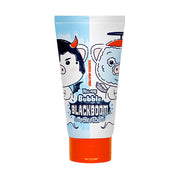 ProtoClinical k-beauty Elizavecca Hell-Pore Bubble Black Boom Pore Pack 150ml single tall taupe container centered on a white background with pale blue side accents