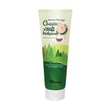 ProtoClinical k-beauty Elizavecca Milky Piggy Greentea Salt Body Scrub 300g packaging on a clean white background.