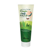 ProtoClinical k-beauty Elizavecca Milky Piggy Greentea Salt Body Scrub 300g packaging on a clean white background.