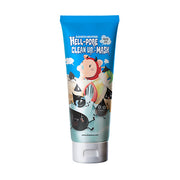 ProtoClinical k-beauty Elizavecca Milky Piggy Hell-Pore Clean Up Mask 100ml single tall light blue container centered on a white background with warm peach side accents