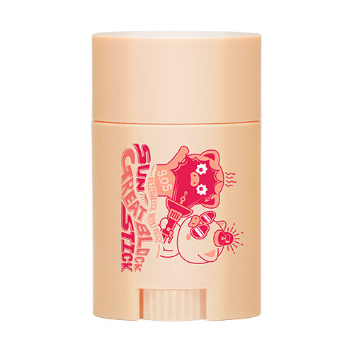 ProtoClinical k-beauty Elizavecca Milky Piggy Sun Great Block Stick SPF 50+ PA+++ 22g single upright peach sun stick package centered on a white background.