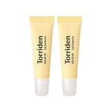 ProtoClinical k-beauty Torriden SOLID IN Ceramide Lip Essence 11ml+11ml [DUO SET] shown as vertical golden packaging with pale blue side accents on a light background