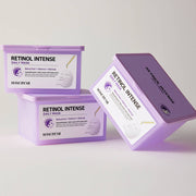 ProtoClinical k-beauty [SOME BY MI] Retinol Intense Daily Mask 30 Sheets/350ml two lavender tubs side by side on a white background