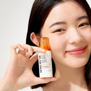 ProtoClinical k-beauty [SOME BY MI] V10 Hyal Antioxidant Sunscreen SPF 50+ PA++++ 40ml single sunscreen package centered on a light background