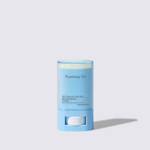 ProtoClinical k-beauty [Pyunkang Yul] Airy Protection Sun Stick SPF50+ PA++++ 17g shown as a single upright sun stick package centered on a light background.