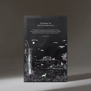 ProtoClinical k-beauty [Pyunkang Yul] Black Tea Revitalizing Mask Pack 25ml*10 Sheets single dark sheet mask pack centered on a gray background