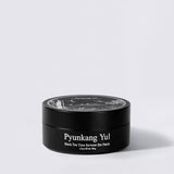 ProtoClinical k-beauty [Pyunkang Yul] Black Tea Time Reverse Eye Patch 60ea/84g tall white product box with a dark lower band centered on a pale lavender background